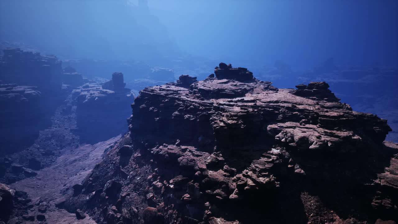 바위 캐니언 풍경