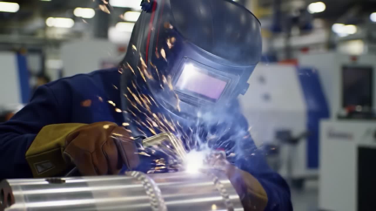 Industrial Welding Process