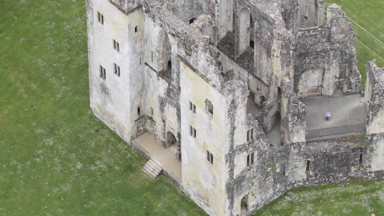Old Wardour Castle structural details, UK tourism and medieval architecture scene