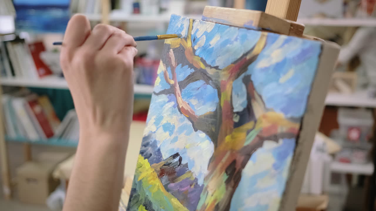 풍경을 그리는 여자