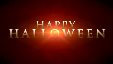 Happy-Halloween-with-red-rays-on-dark-space