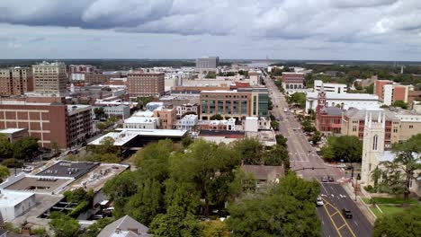 aerial downtown wilmington nc, north carolina