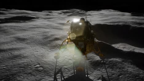 lunar landing mission on the moon