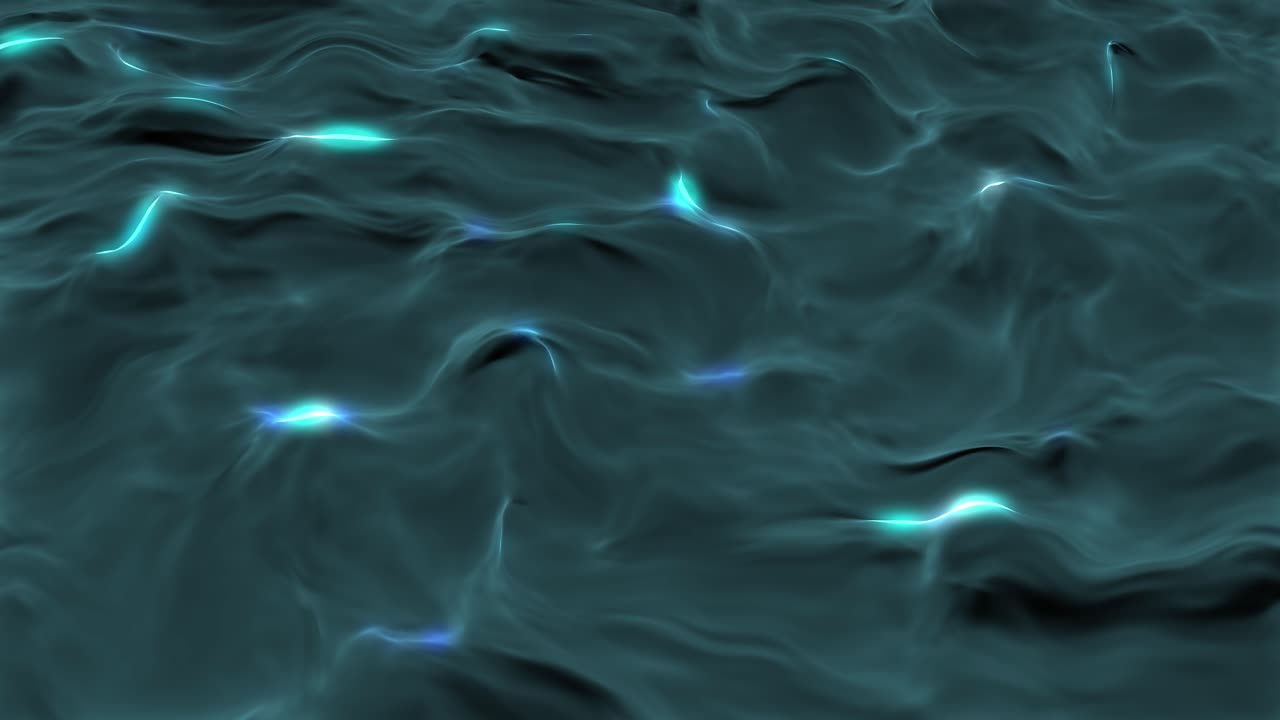 Abstract background of water waves with neon illumination
