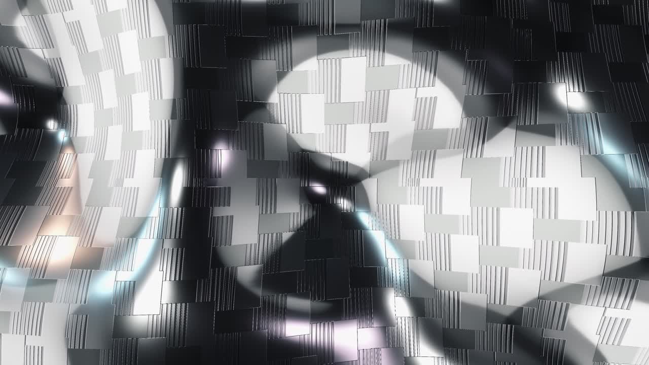 빛 반사와 함께 역동적인 회색 스케일 텍스처. 3d 추상