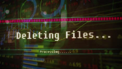 Animation of data processing over server