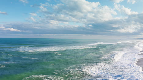 waves on the beach