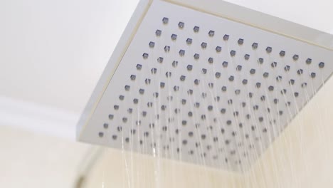 modern square showerhead