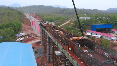 bridge construction in progress