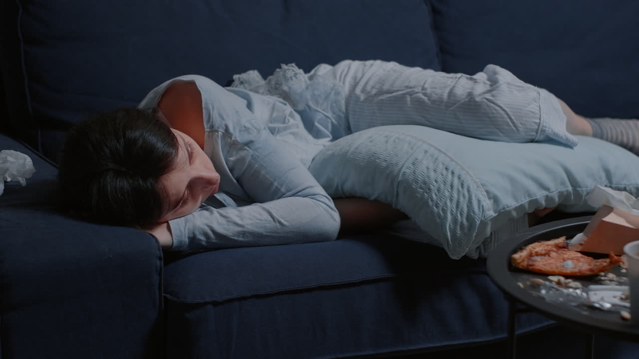 Depressed disappointed woman with broken heart because of break up crying