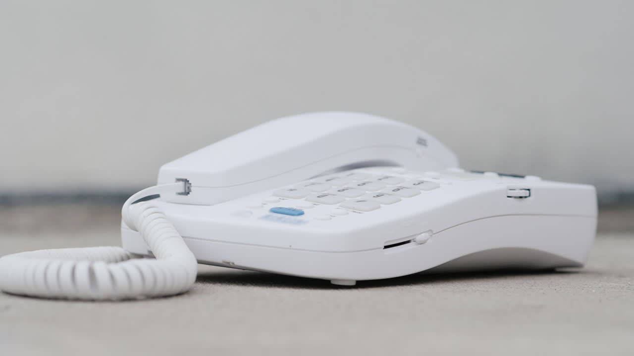 해머 스매싱 유선 전화