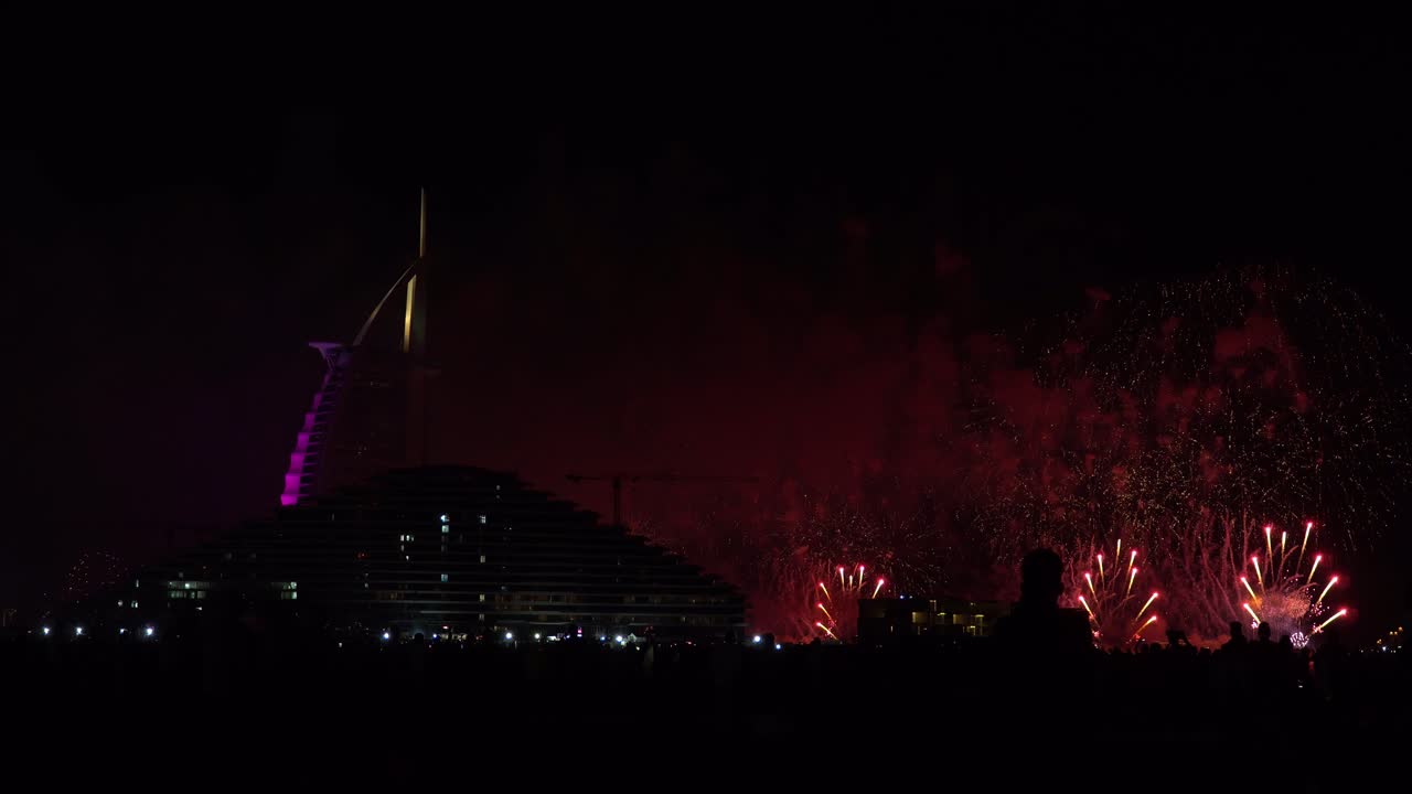 2023년 두바이 버즈 알 아랍 불꽃놀이