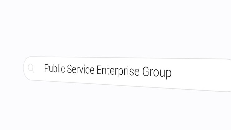 Typing Public Service Enterprise Group on the Search Engine