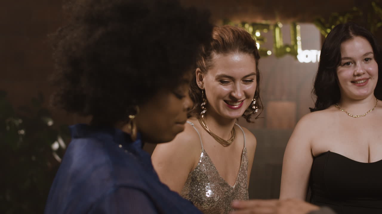 Group of People Celebrating at a Party