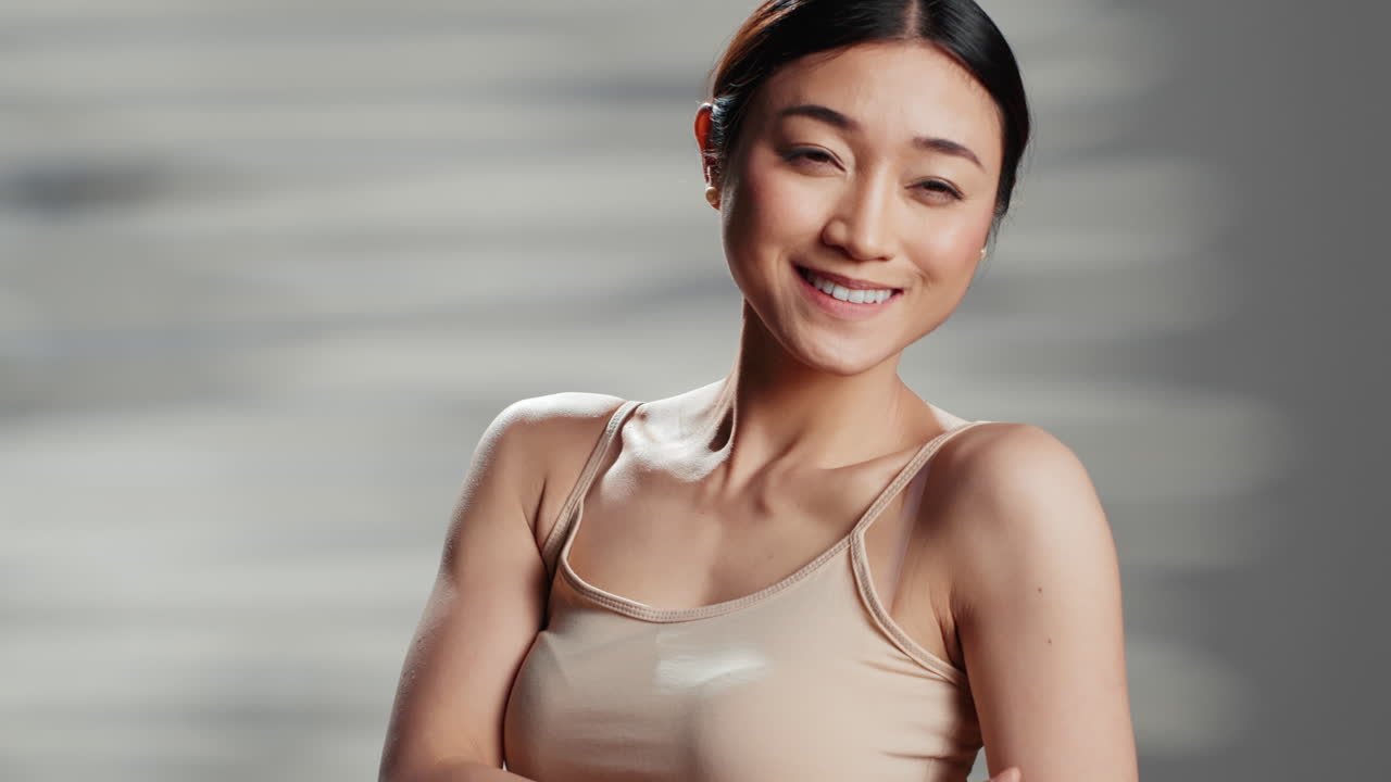 아름다운 아시아 여성 초상화