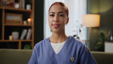 portrait of a smiling nurse