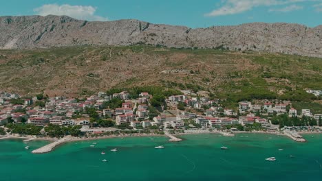 croacia costa aérea playas azul agua naturaleza limpio soleado vacaciones