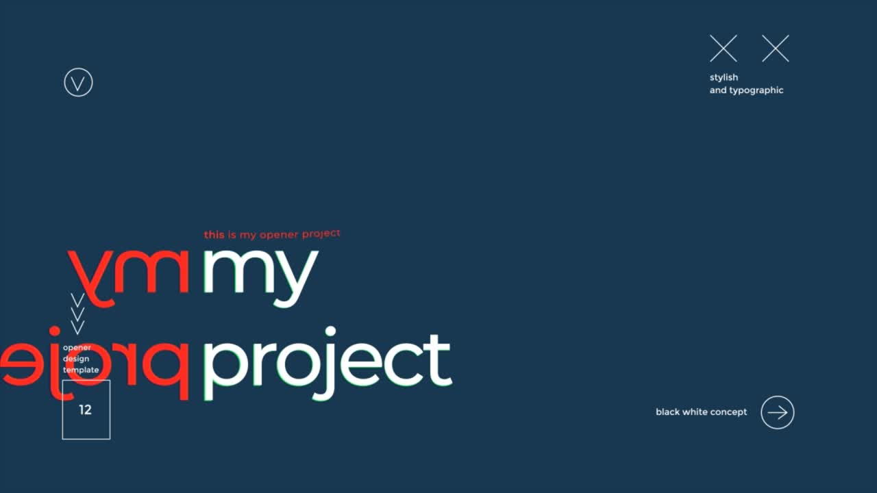 Stylish Typographic Design Template