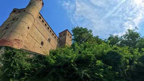 historic castle surrounded by lush greenery