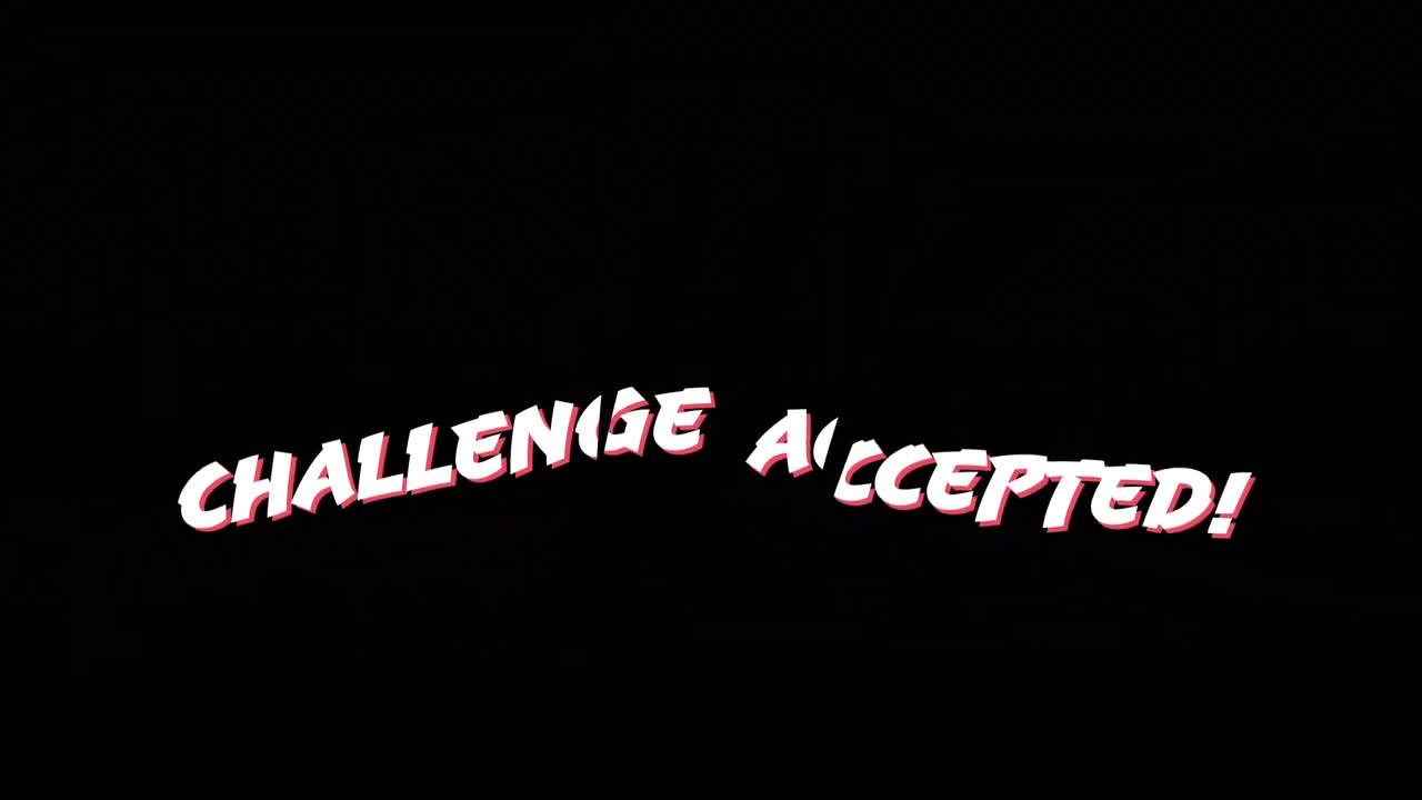 도전 단어가 받아들여졌고 적색 선이 통과합니다.