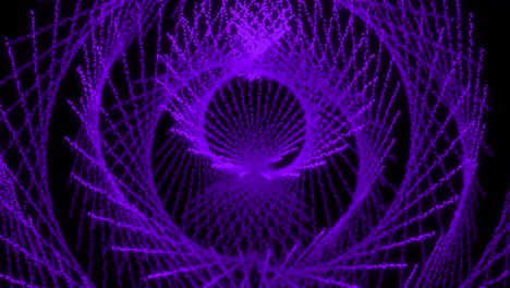 Purple color Dot Shape Pattern animation motion graphics