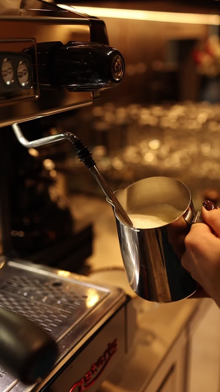 Frothing Milk with an Espresso Machine