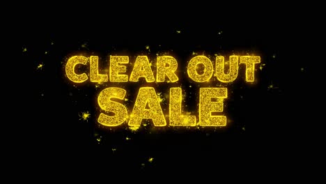 clear out sale