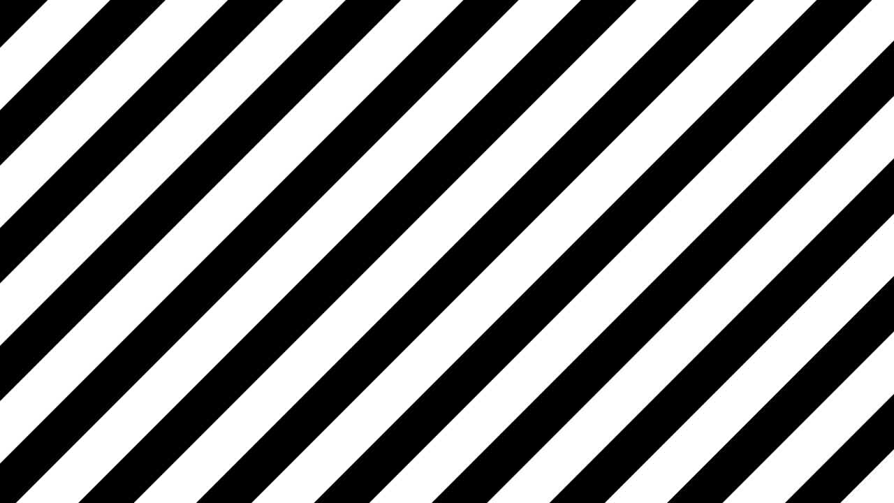 hypnotic black and white background. geometric shapes. Abstract , seamless loop animation of stripes, diagonal bars . hypnotic image visualization. optical illusion