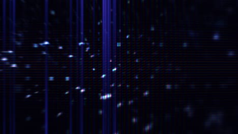 ruido digital en la pantalla. primer plano de píxeles parpadeantes. fondo dinámico abstracto. ilustración de video en bucle.