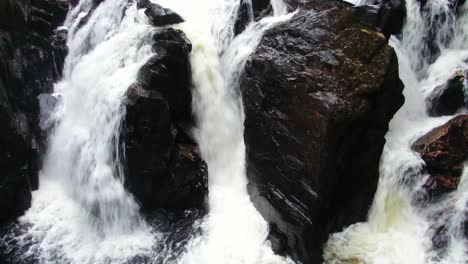 black linn falls at the hermitage in dunkeld, scotland