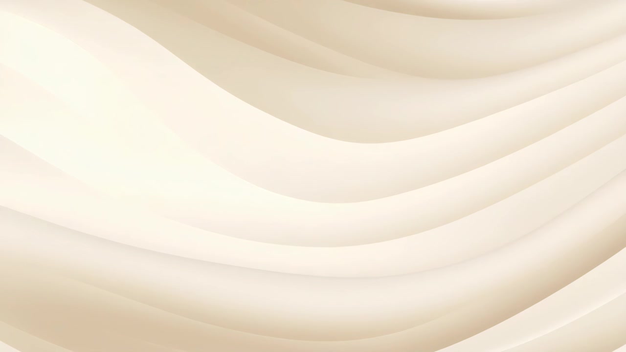 Elegant Abstract Background with Flowing Beige and Cream Waves