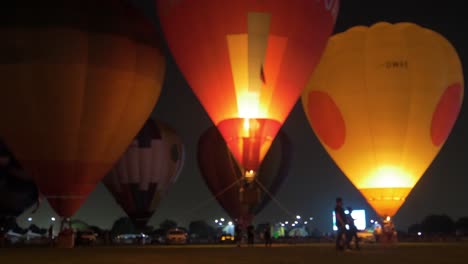night hot air balloon festival