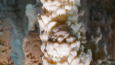 frasassi caves, stalagmite formation