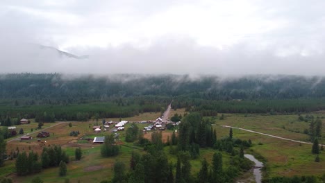 polebridge - north fork - montana - drone