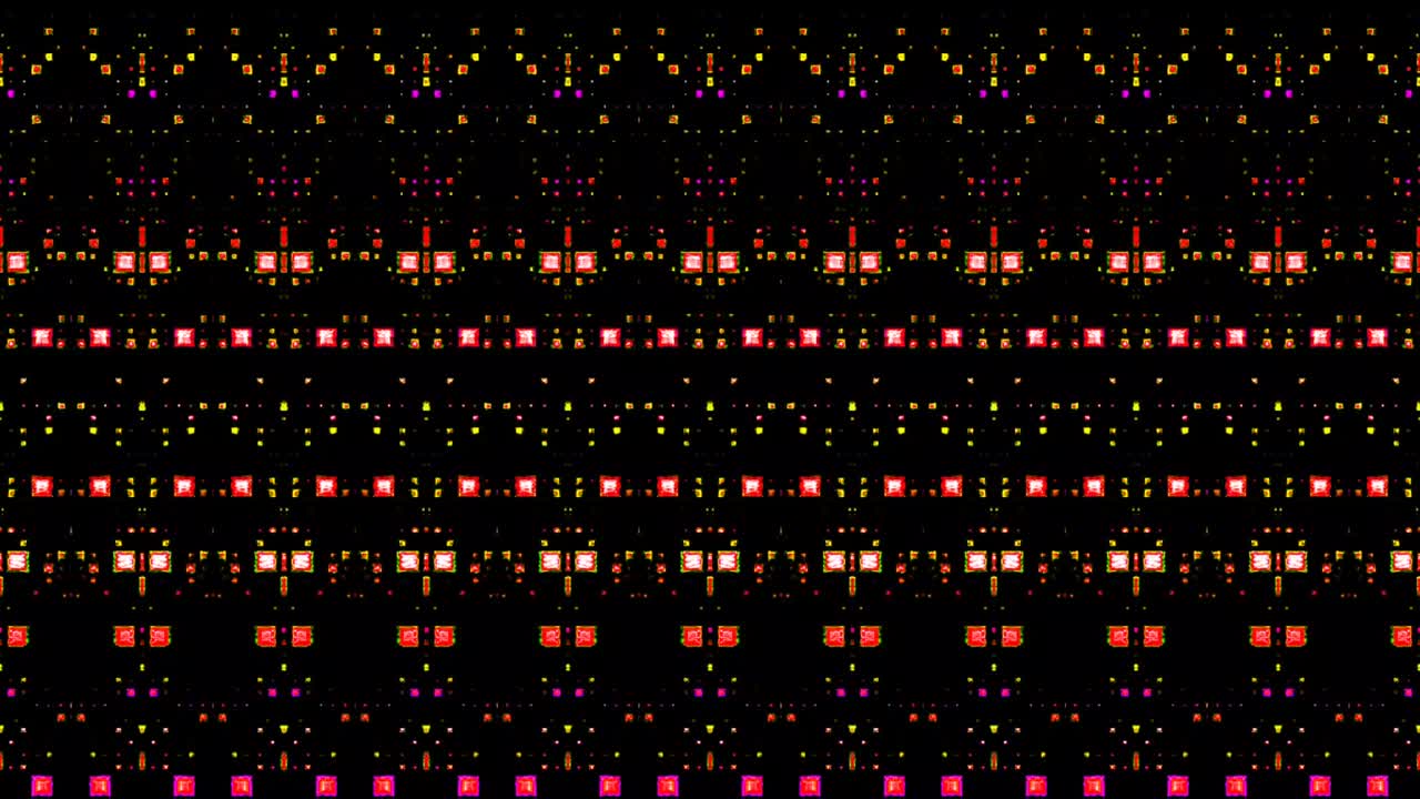 빛나는 밝은 선은 검은 바탕에 파동 움직임을 설정, 다채로운