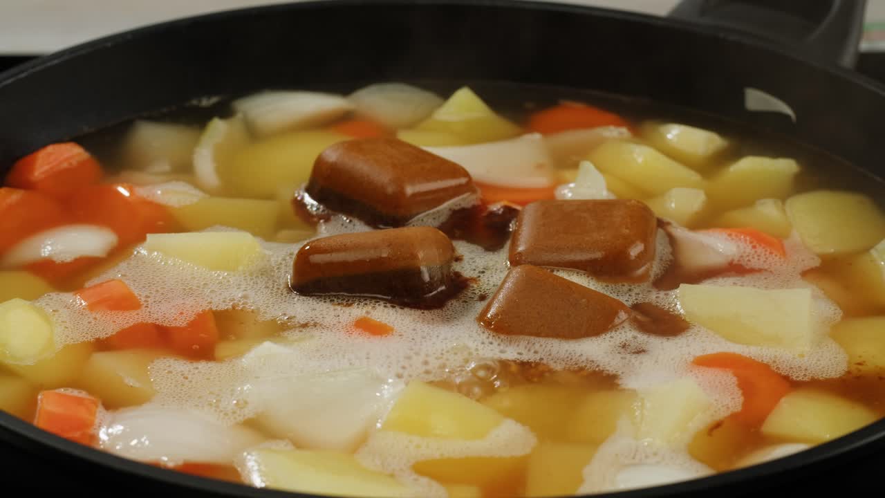 Japanese curry rice with fry pork Tonkatsu, Katsu Kare, Japanese breaded cooking dinner in restaurant, close up macro of asian food