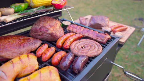 fiestas patrias chile grill parrilla meat chorizo