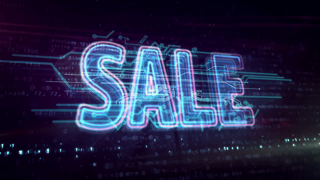 판매 사업 홍보 추상 루프 가능한 애니메이션