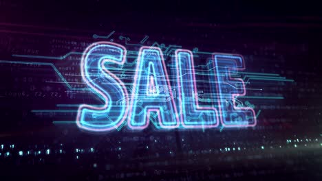 promoción de negocios de venta abstracto animación en bucle