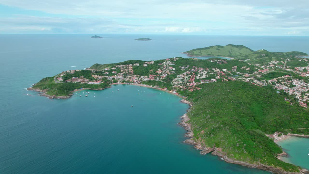 Beach Jo&atilde;o Fernandes, B&uacute;zios A breathtaking aerial views of this vast and captivating country, showcasing its stunning natural wonders, such as the Amazon rainforest and the beautiful coastline