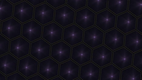 A-Pattern-Of-Hexagons-With-Dots