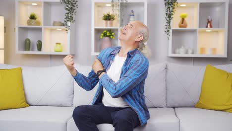 a lively and energetic old man.