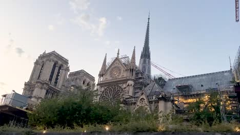 notre-dame de paris: ongoing reconstruction and restoration