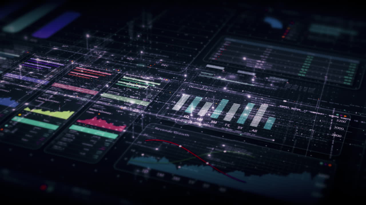 Dynamic data visuals for business info graphics, animated charts, and data-driven insights for a business meeting mock-up