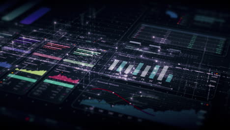 dynamic data visuals for business info graphics, animated charts, and data-driven insights for a business meeting mock-up