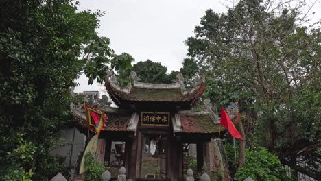 a walk towards an ornate asian temple entrance