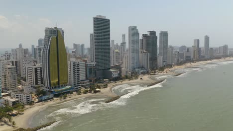 Cartagena,-Kolumbien-Küste-An-Dunstigen-Sommertagen