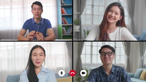 online meeting of diverse group