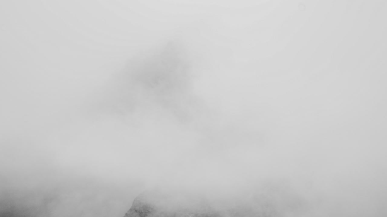 Timelapse of clouds over Piltriquitron Hill, Patagonia, Argentina, low wide shot