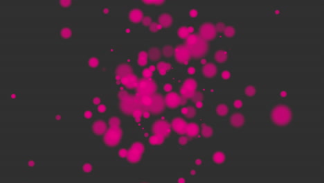animación mosca resumen púrpura bokeh y partículas sobre fondo brillante feliz año nuevo y feliz navidad tema 4